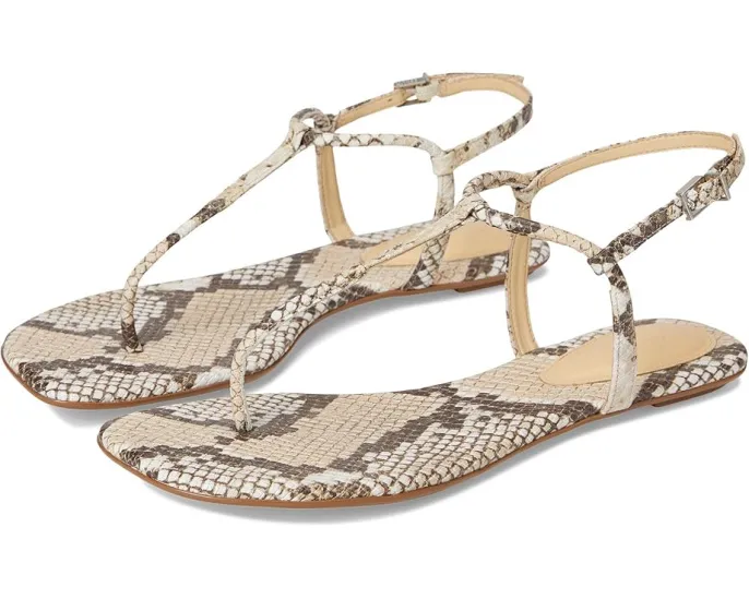 Босоножки Schutz Elsha с квадратным носком и металлизированным верхом