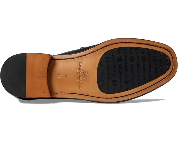 Бруно Магли Trieste мокасины из итальянской кожи с пряжкой