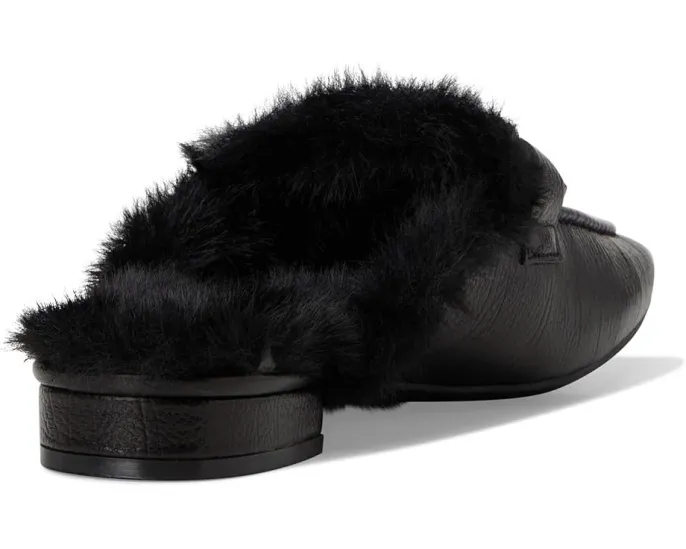 Лоферы Vaneli Skyla с искусственным мехом и металлической пряжкой