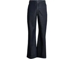 NYDJ Plus Palazzo Jeans с расклешенными брючинами и поясом на D-кольцах