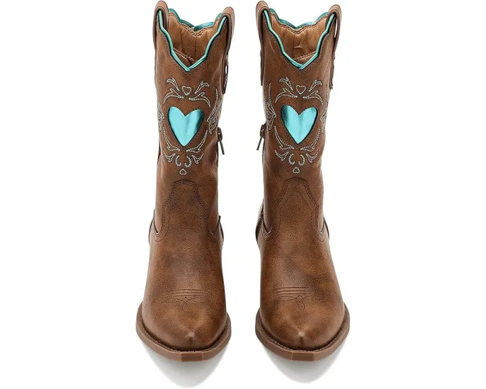 Ботинки FRYE AND CO. Kids Iyla Heart Deco с сердцем