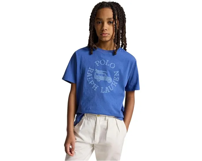 Logo Cotton Jersey Tee (Big Kid)