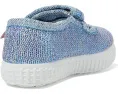 Детские туфли-слипоны Cienta Kids Shoes 56083 с металлическим блеском