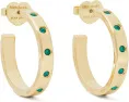 Массивные серьги-конго Kate Spade New York Set in Stone