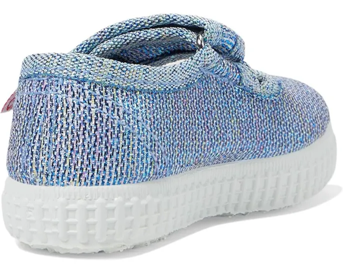 Детские туфли-слипоны Cienta Kids Shoes 56083 с металлическим блеском