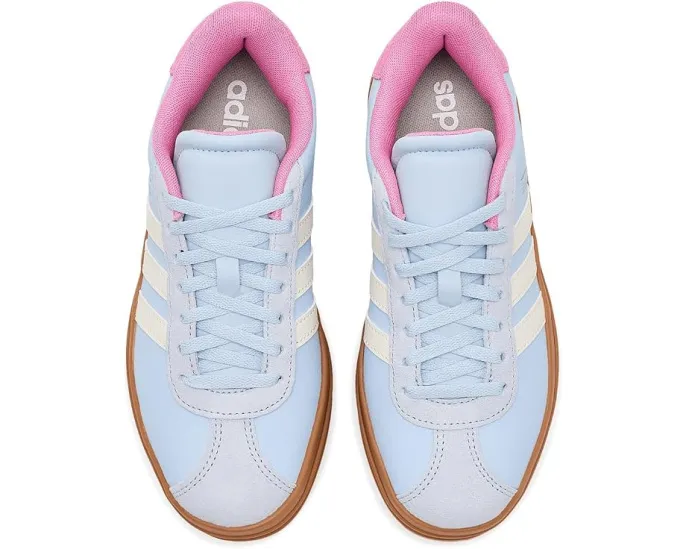 Кроссовки Adidas VL Court Bold для детей с цветочным принтом