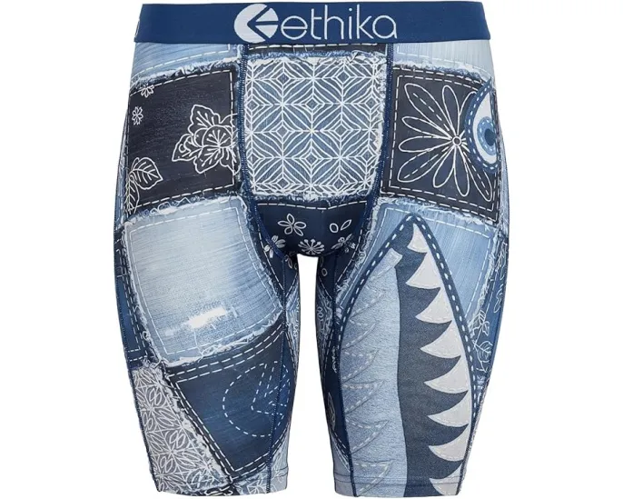 Трусы мужские ethika BMR Sashiko c двумя карманами, синие