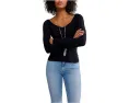 Топ Free People Sleek Rib Layering с очень широким вырезом