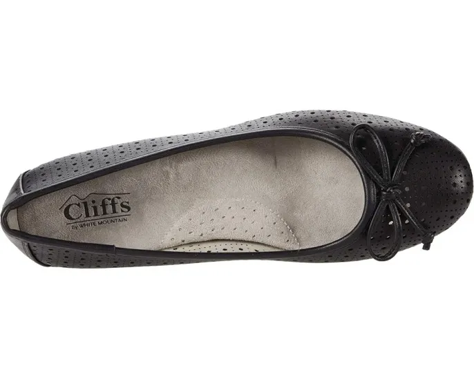 Cliffs by White Mountain балетки Cheryl с бантом на мыске и текстурным каблуком