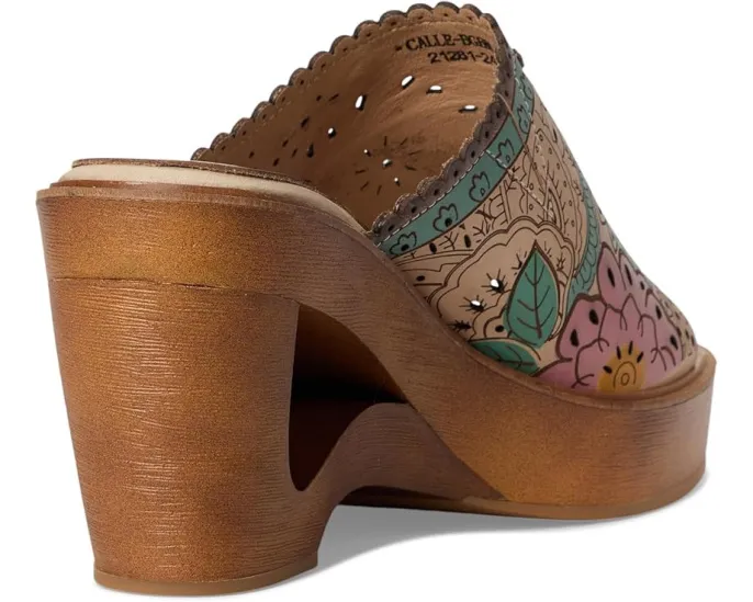 Сандалии L'Artiste by Spring Step Calle с лазерной резкой и ажурным каблуком