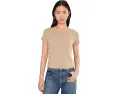 Кроп-футболка AG Jeans Sadie Crew Neck с винтажным кроем 90-х