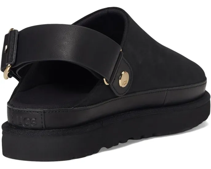 UGG Goldenstar Villa Clogs из нубука с регулируемым задним ремешком