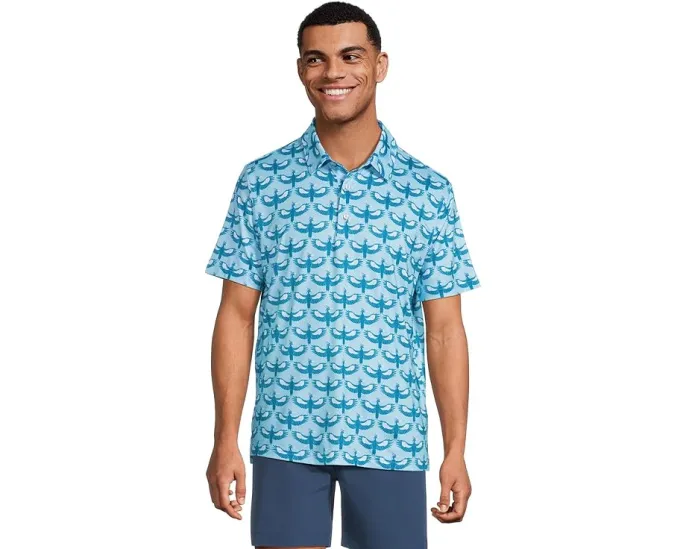 Поло Chubbies The Birds Of A Feather с технологичной тканью и защитой UPF 50+