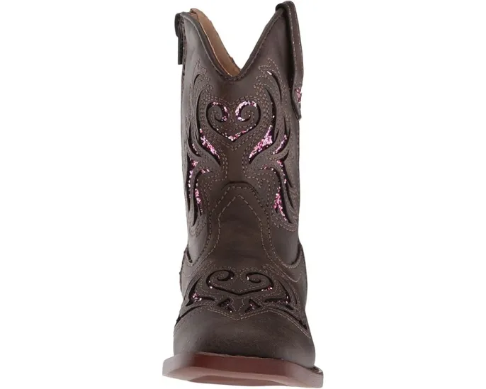 Ковбойские сапоги Roper Kids Glitter Breeze с лазерной перфорацией