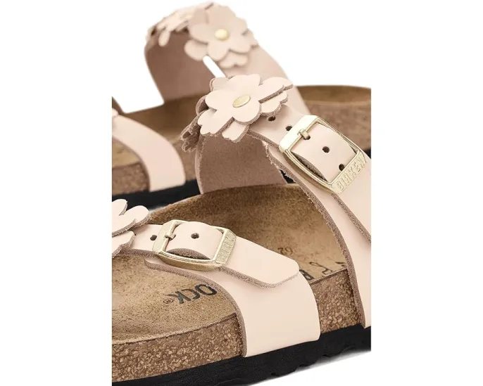 Сандалии Mayari Flowers с аппликацией цветов и пробковой стелькой от Birkenstock