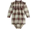 Детское платье и шортики в клетку из хлопкового джерси Polo Ralph Lauren Kids