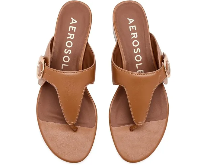 Сандалии Aerosoles Cloude на низком каблуке с подошвой Diamond Flex