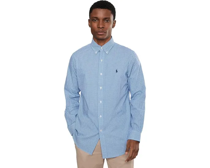 Классическая рубашка Polo Ralph Lauren из стрейч поплина