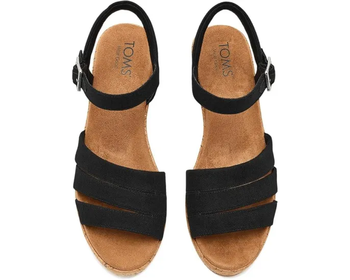 Сандалии TOMS Julia на платформе с регулируемой пряжкой на щиколотке