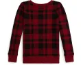Детская толстовка Polo Ralph Lauren Kids из флиса с принтом Polo Bear и клеткой