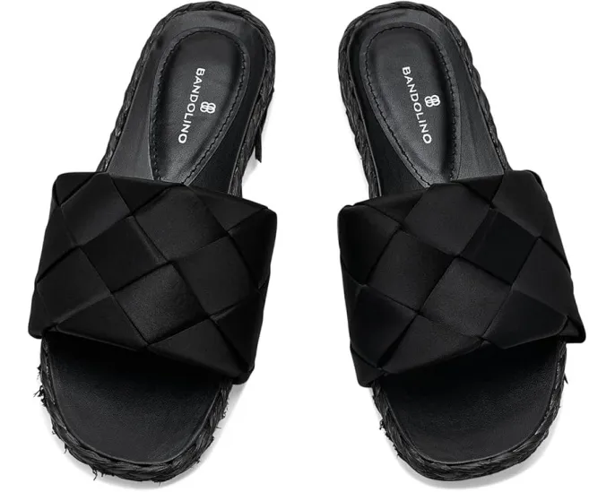 Сандалии Deedee на танкетке с плетеным верхом