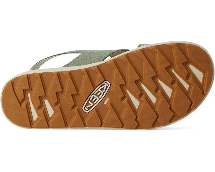 Сандалии KEEN Elle Luxe Cross Strap из кожи с перекрестными ремнями