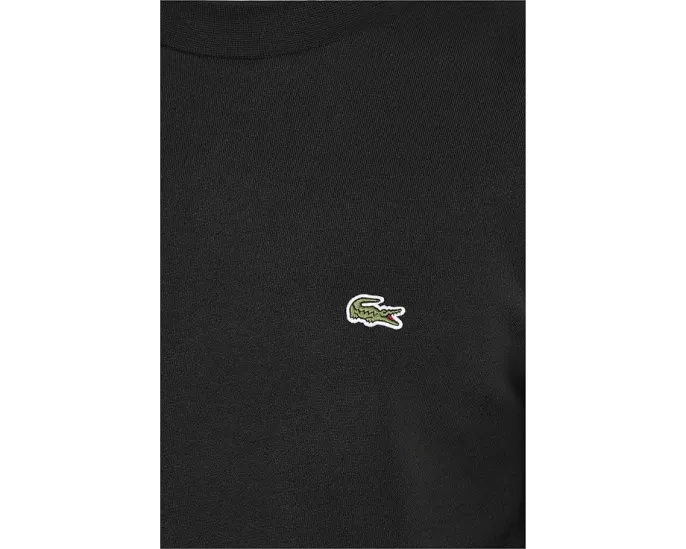 Толстовка Lacoste из флиса с круглой горловиной и органическим хлопком