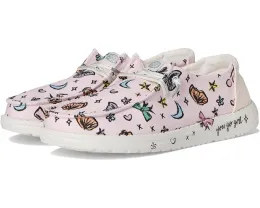 Детские слипоны Hey Dude Kids Wendy Darlin с текстильным верхом и принтом