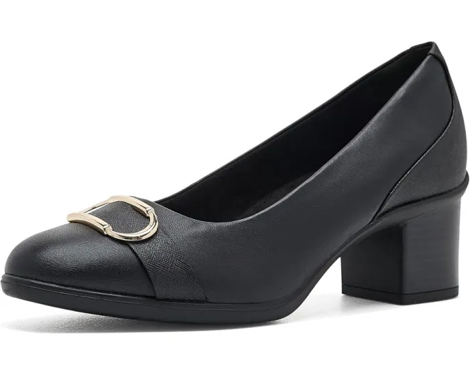 Туфли Clarks Shaya Lux на устойчивом каблуке с отделкой под уздечку