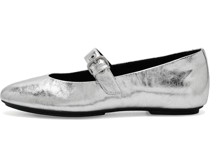 FitFlop Delicato Metallic Mary Janes на плоском ходу