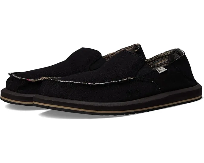 Sanuk Donny Hemp Two-Tone экологичные кеды из конопли с мягкой стелькой