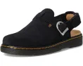 Dr. Martens Jorgie Y мюли для детей из мягкого замши с регулируемым ремнем