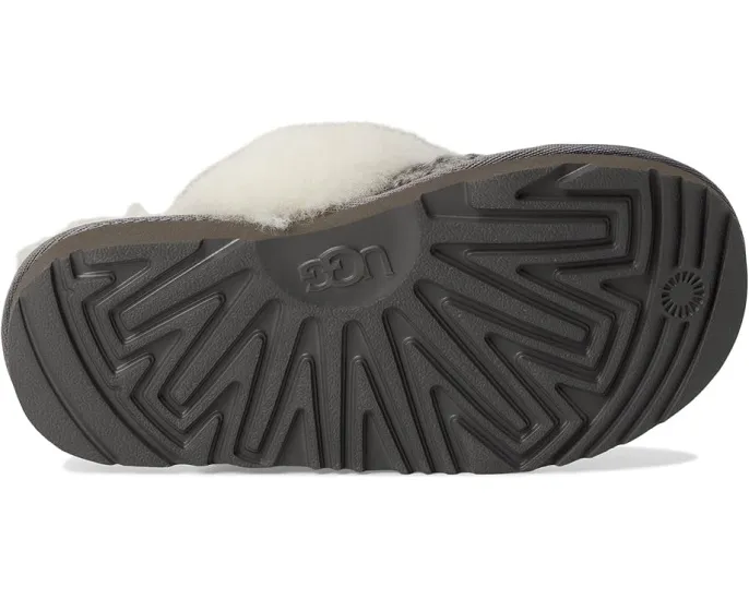 Детские тапочки UGG Kids Cozy II Knit с подкладкой UGGplush