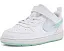 Кроссовки Nike Court Borough Low Fade для малышей White и Arctic Green