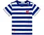 Полосатая футболка Crest из хлопка для младенцев Polo Ralph Lauren