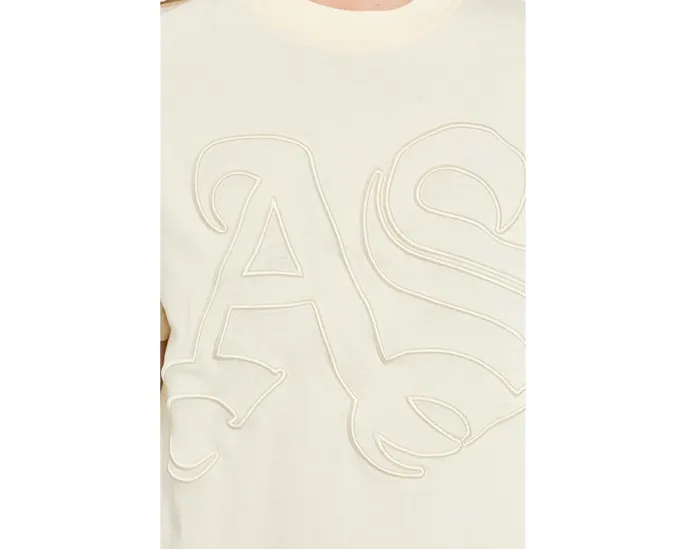 Футболка AllSaints Lisa Embos с тиснением и обычным кроем