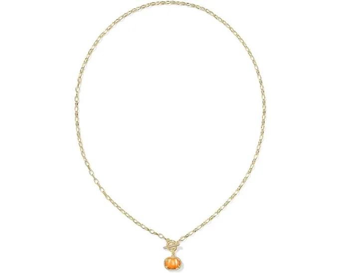 Ожерелье Kendra Scott Pumpkin Link And Chain с застежкой-переключателем