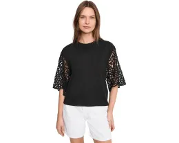 Футболка Crochet Sleeve Belle от Sanctuary с кружевными рукавами