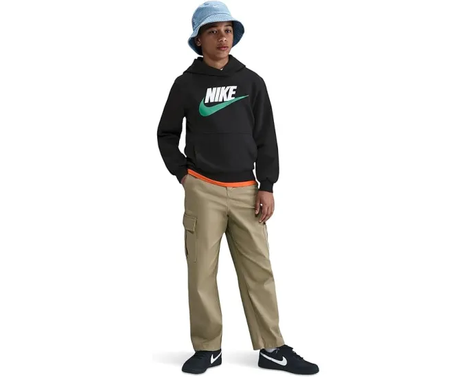 Детская худи Nike Sportswear Club Fleece из мягкого флиса с большим карманом