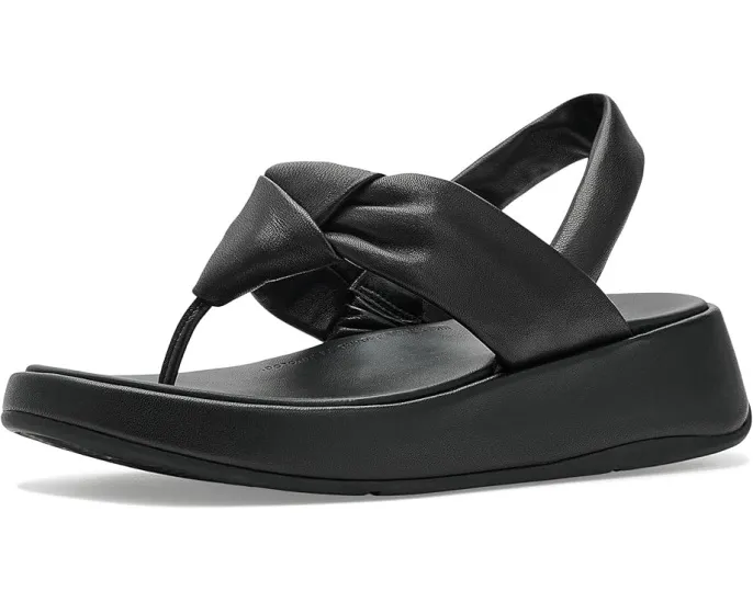 Сандалии FitFlop F Mode Knot с узлом из мягкой кожи и задним ремешком