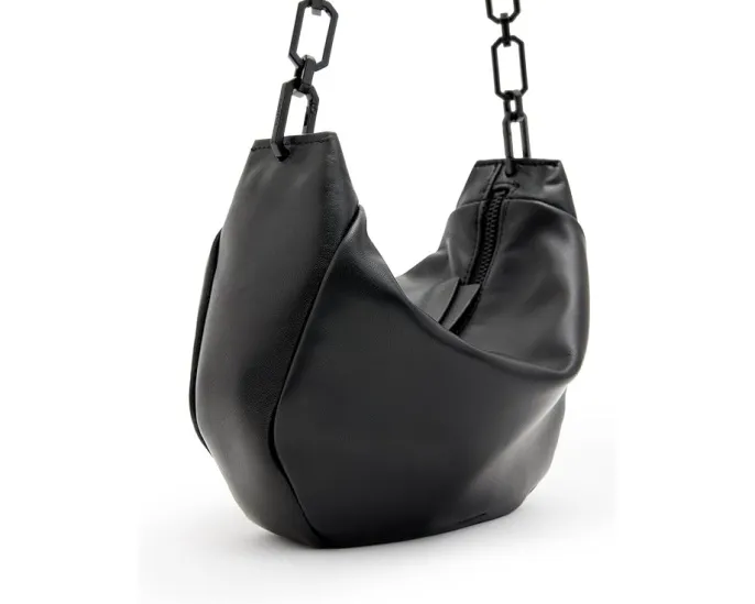 Мини-сумка AllSaints Madea Mini Chain Bag с цепочкой и бисерным декором