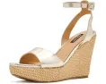 Босоножки Nine West Hanlow на танкетке черные