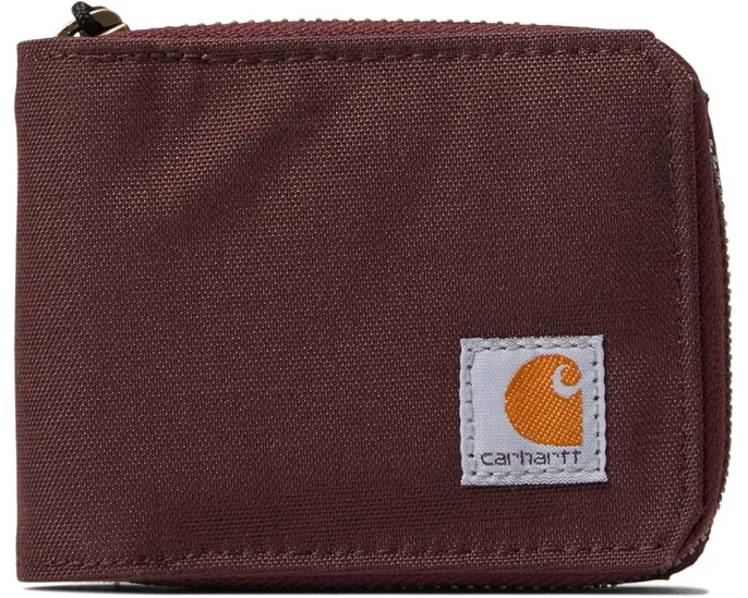 Carhartt нейлоновый кошелек на молнии Nylon Duck с отделением для карт