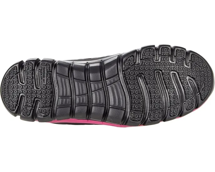 Кроссовки Reebok Sublite Cushion Work Comp Toe EH Черно-розовые