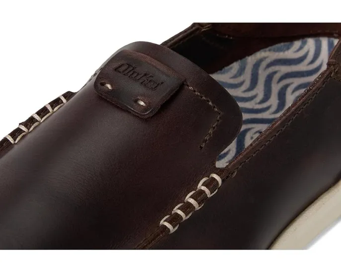 OluKai Kakaha мокасины из цельной кожи со съемной стелькой