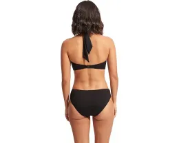 Купальник топ Seafolly Eco Collective на завязках с бандо и чашками