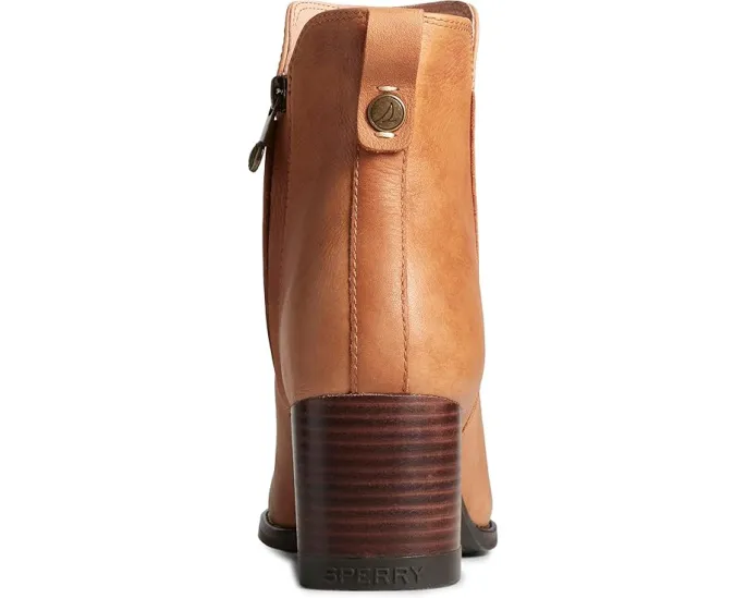 Ботинки Sperry Seaport Heel на каблуке с кожаным верхом