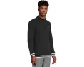 Толстовка TravisMathew Happier Hour 1/4 Zip с логотипом TM и контрастными полосками