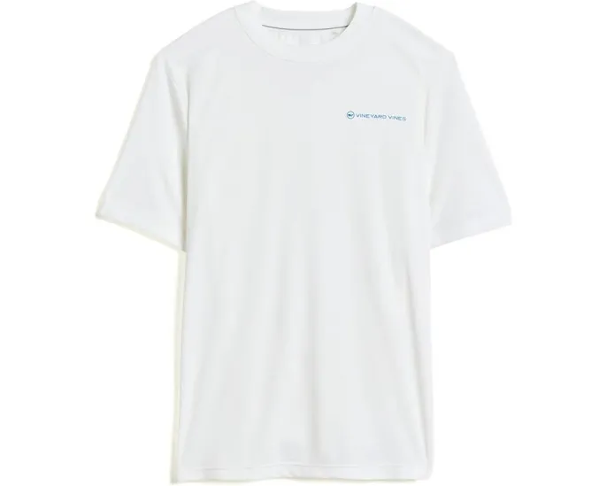 Детская футболка Vineyard Vines Sun Tech с коротким рукавом для мальчика