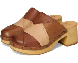 Сабо Kork-Ease Tay на каблуке в стиле пэчворк